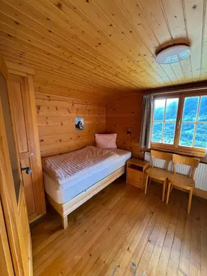 Ein Bett oder Betten in einem Zimmer der Unterkunft Chalet Berken