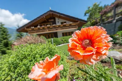 Ein Garten an der Unterkunft Försterli West