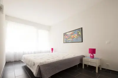 Ein Bett oder Betten in einem Zimmer der Unterkunft Haus Fortuna