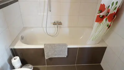 Ein Badezimmer in der Unterkunft Ufem Egg Ferienwohnungen