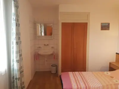 Ein Bett oder Betten in einem Zimmer der Unterkunft Hotel Simplon-Blick