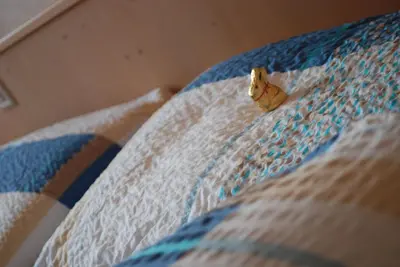 Ein Bett oder Betten in einem Zimmer der Unterkunft Appartement Flora