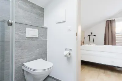Ein Badezimmer in der Unterkunft Ascot Penthouse 160 m2 Matterhorn View