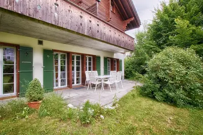 Ein Garten an der Unterkunft CityChalet