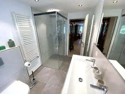 Ein Badezimmer in der Unterkunft Lärchenwald 1905