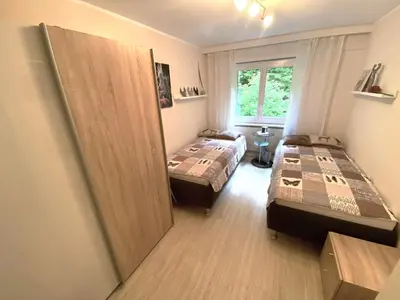 Ein Bett oder Betten in einem Zimmer der Unterkunft Lärchenwald 1905