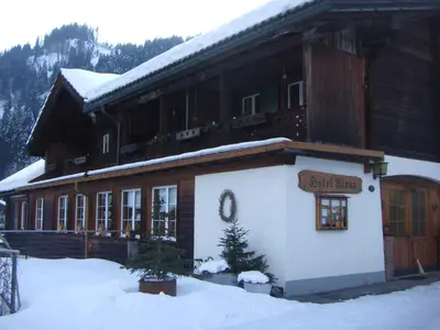 Pension Alpina im Winter