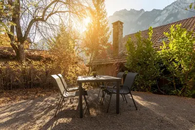 Naturlandschaft in der Nähe des Chalets