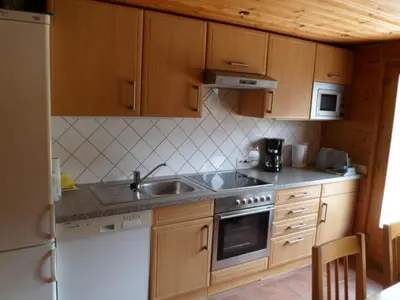 Küche/Küchenzeile in der Unterkunft Chalet Victoria