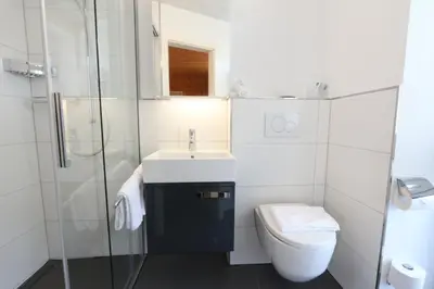 Ein Badezimmer in der Unterkunft Lifestyle & Spa Hotel Grächerhof
