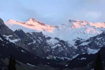 Naturlandschaft in der Nähe des Chalets