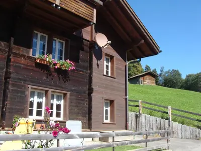 Das Gebäude in dem sich das Chalet befindet