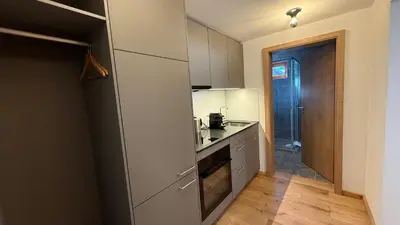 Küche/Küchenzeile in der Unterkunft Sportchalet Mürren
