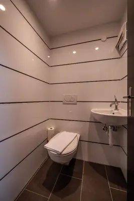 Ein Badezimmer in der Unterkunft Chalet Schneehoren Penthouse
