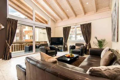 TV/Unterhaltungsangebot in der Unterkunft Chalet Sunshine