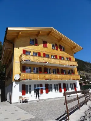 Das Gebäude in dem sich die Ferienwohnung befindet