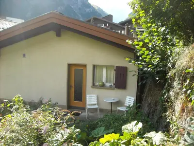 Ein allgemeiner Bergblick oder ein Berglick von der Ferienwohnung aus