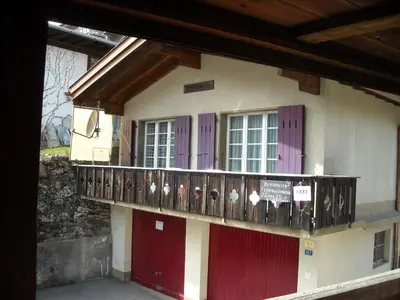 Ein Balkon oder eine Terrasse in der Unterkunft Pfaffenstöckli