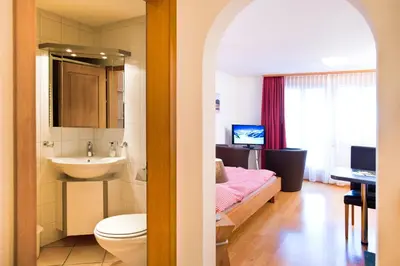 TV/Unterhaltungsangebot in der Unterkunft MOM - Alpine Boutique Apartments, Chalet Fagus, Terrace Studio