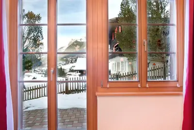 Ein Balkon oder eine Terrasse in der Unterkunft MOM - Alpine Boutique Apartments, Chalet Fagus, Terrace Studio