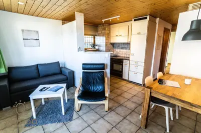 Küche/Küchenzeile in der Unterkunft 2-Zimmerwohnung an zentraler Lage/Ski-in, Ski-out
