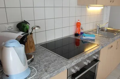 Küche/Küchenzeile in der Unterkunft Haus Mondelli