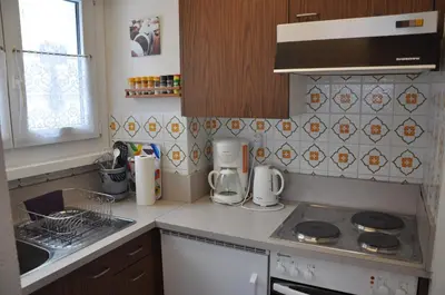 Küche/Küchenzeile in der Unterkunft Leuca 24