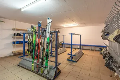 Das Fitnesscenter und/oder die Fitnesseinrichtungen in der Unterkunft Appartmenthaus Bergfreund