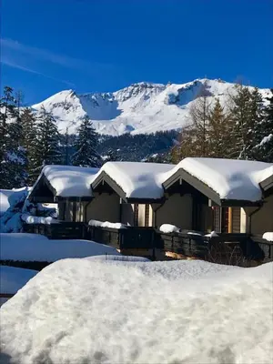 Naturlandschaft in der Nähe des Chalets