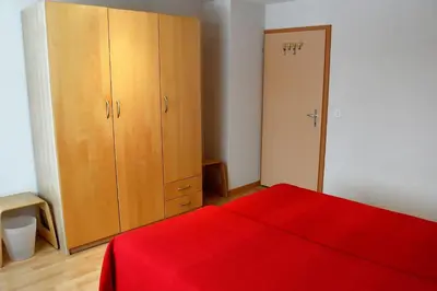 Ein Bett oder Betten in einem Zimmer der Unterkunft Ferienwohnung Schaap-Müller