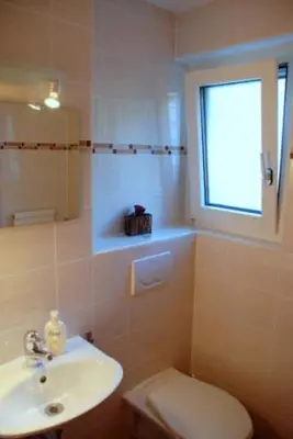 Ein Badezimmer in der Unterkunft Ferienwohnung Schaap-Müller