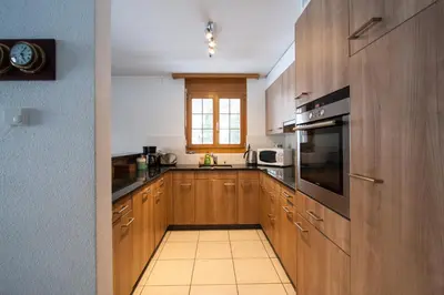 Küche/Küchenzeile in der Unterkunft Apartment Arven