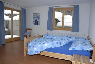 Ein Bett oder Betten in einem Zimmer der Unterkunft Ferienwohnung Alte Bäckerei
