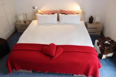 Ein Bett oder Betten in einem Zimmer der Unterkunft The Engstligen