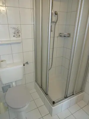 Ein Badezimmer in der Unterkunft Haus Orion