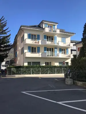 Das Gebäude in dem sich die Ferienwohnung befindet
