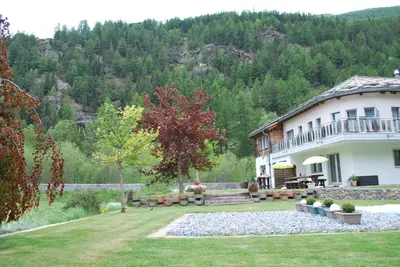 Naturlandschaft in der Nähe des Chalets