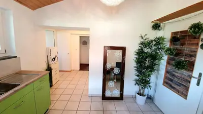 Küche/Küchenzeile in der Unterkunft privates Ferienhaus Lungern see-you