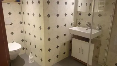 Ein Badezimmer in der Unterkunft Mattihus