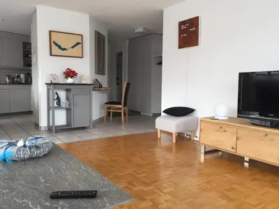 TV/Unterhaltungsangebot in der Unterkunft Lake View Apartment