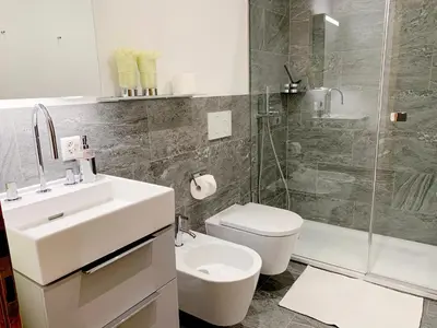 Ein Badezimmer in der Unterkunft Villa Emeline