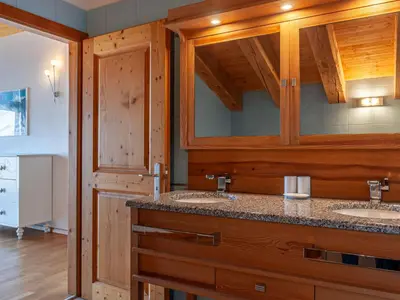 Küche/Küchenzeile in der Unterkunft Chalet Agneau by Interhome