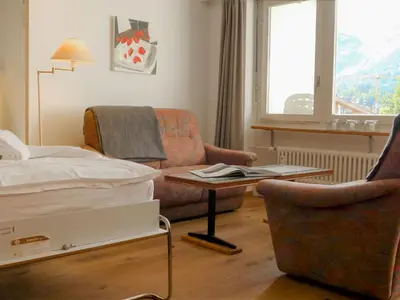 Ein Sitzbereich in der Unterkunft Apartment Beaulieu-3 by Interhome