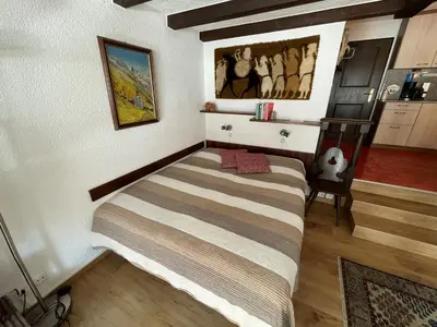 Ein Bett oder Betten in einem Zimmer der Unterkunft Haus Oasis