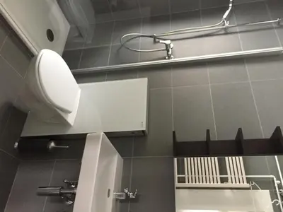 Ein Badezimmer in der Unterkunft Immeuble Belvédère