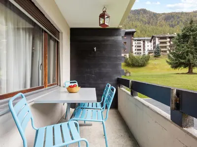 Ein allgemeiner Bergblick oder ein Berglick von der Ferienwohnung aus