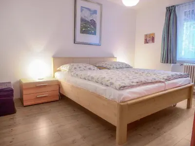 Ein Bett oder Betten in einem Zimmer der Unterkunft Apartment Viscaria-1 by Interhome