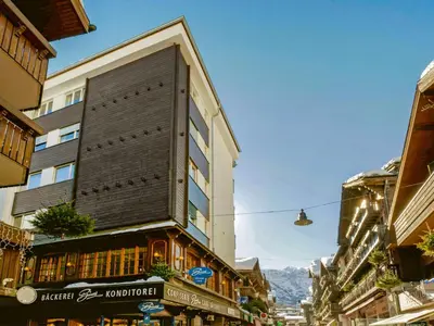 Das Gebäude in dem sich die Ferienwohnung befindet