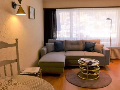 Ein Sitzbereich in der Unterkunft Apartment Milihaus A by Interhome
