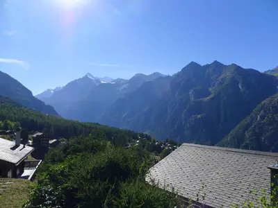 Naturlandschaft in der Nähe des Chalets